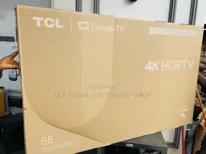 Fresh in Box TCL 55” UHD Bluetooth Frameless Slim Tv