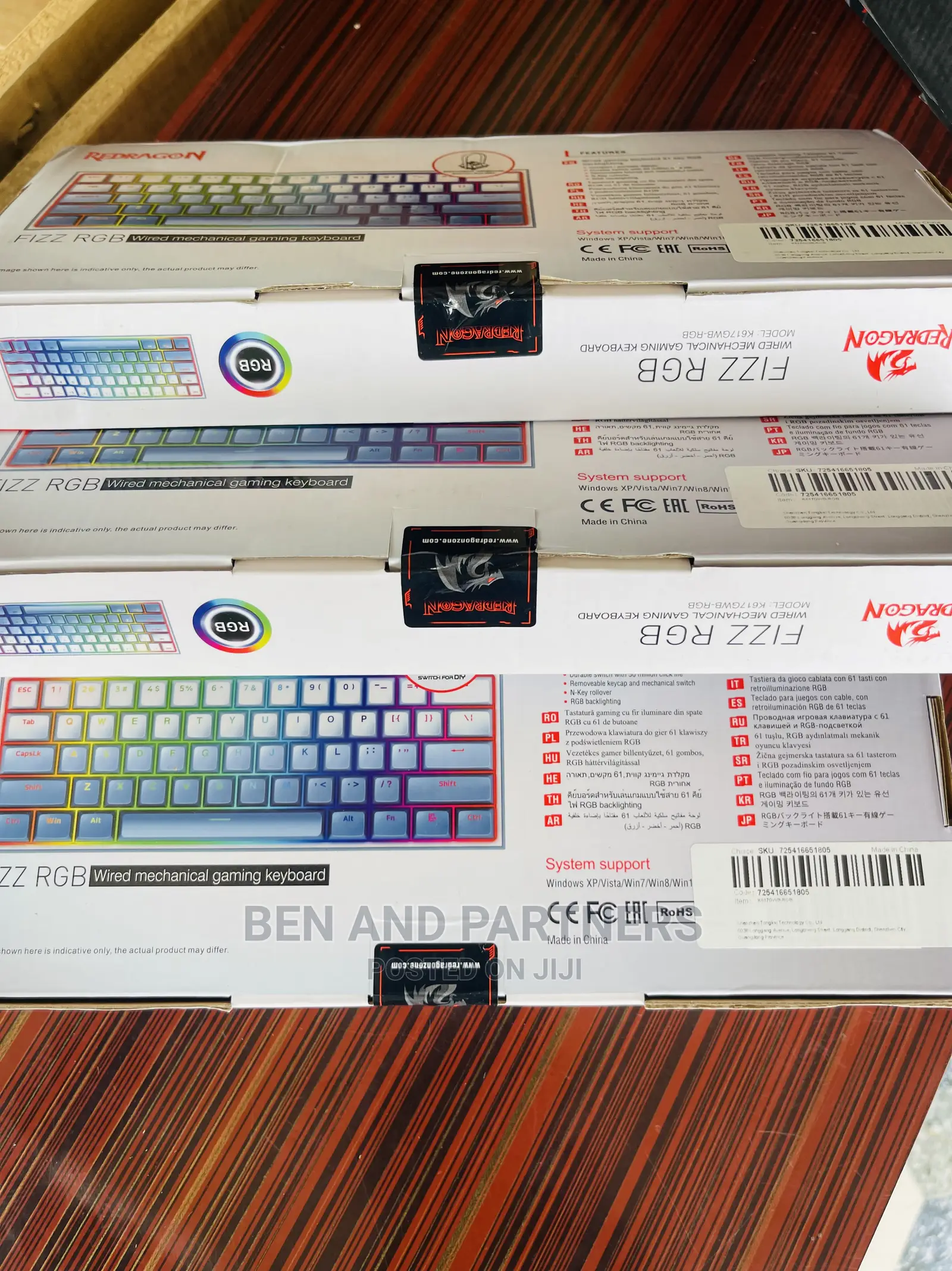 Redragon 60% RGB Wired Gaming Keyboard