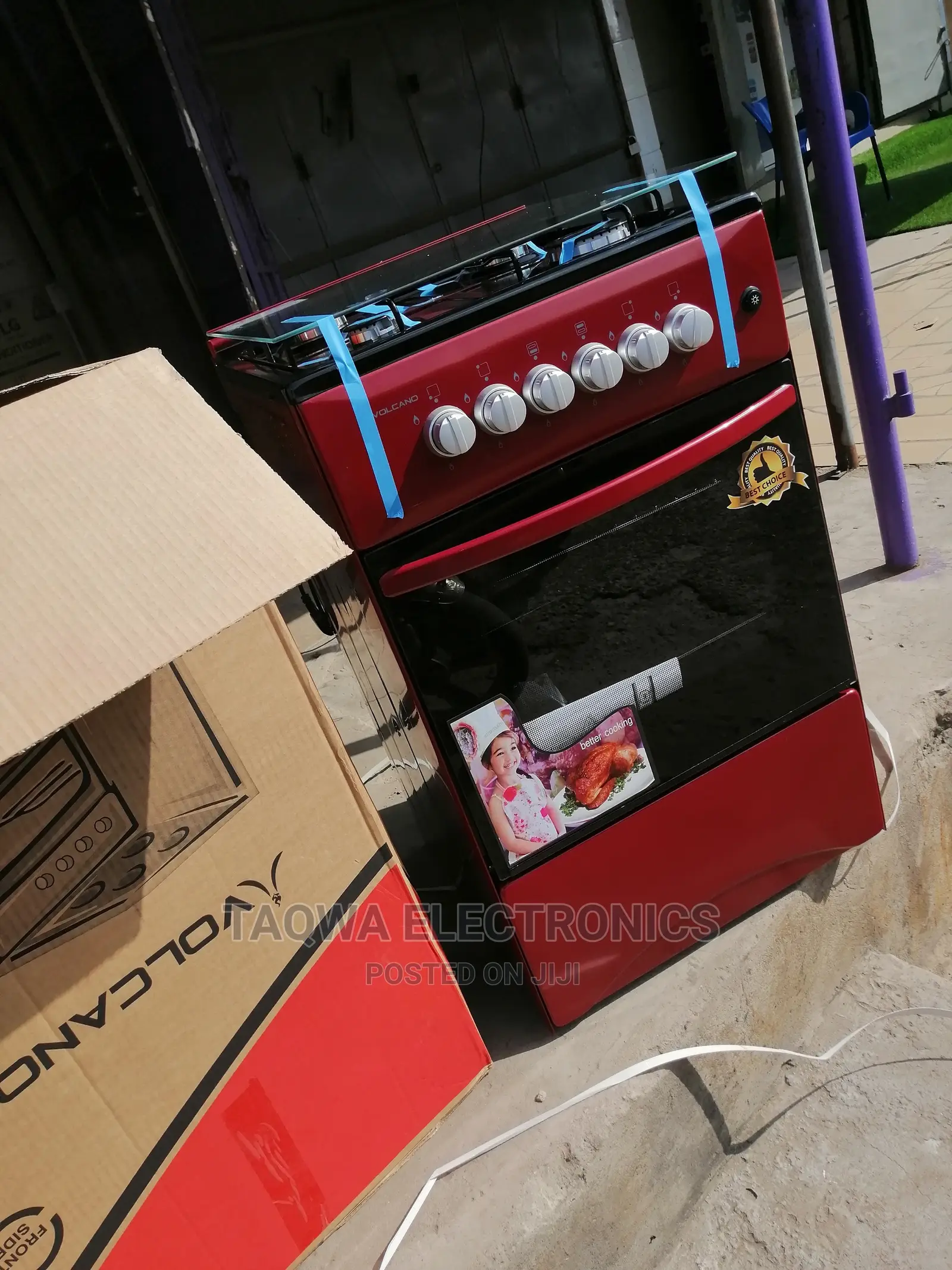 Burners in Colors,Volcano 50x50 Gas Cooker
