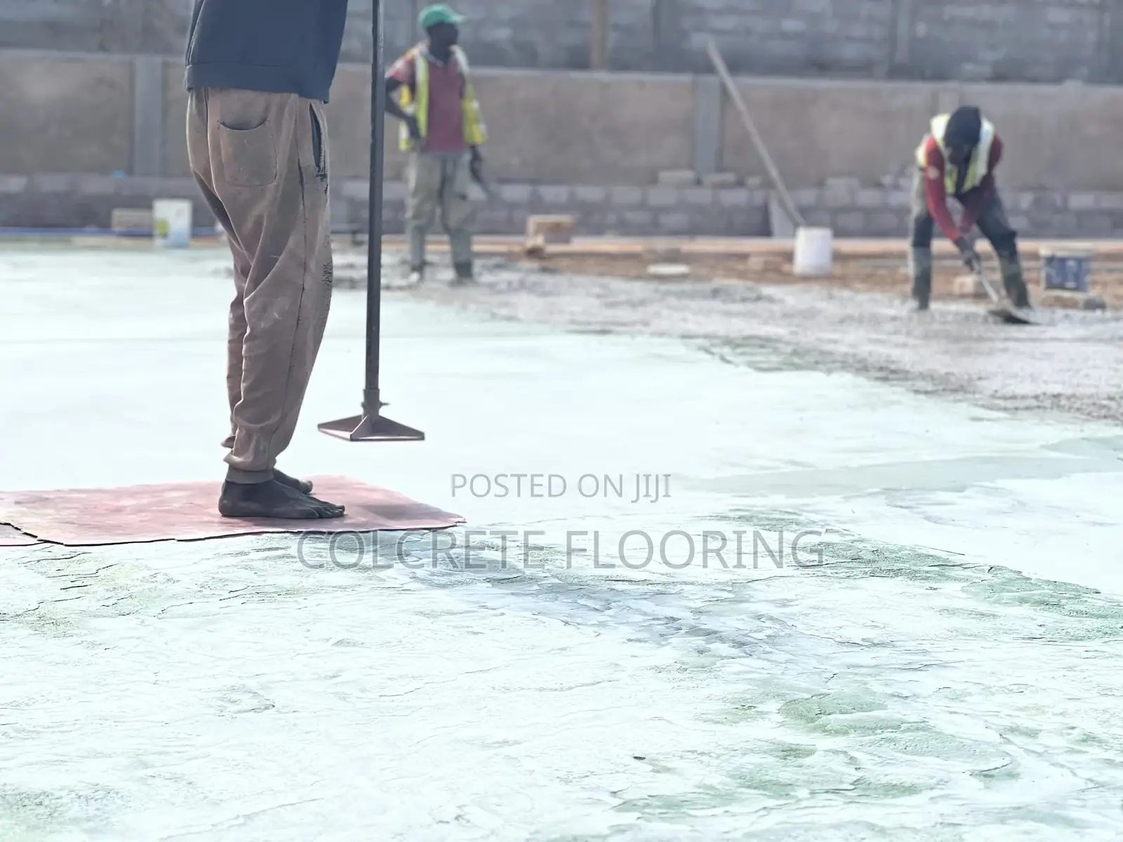 Basketball Court Stamped Concrete #10