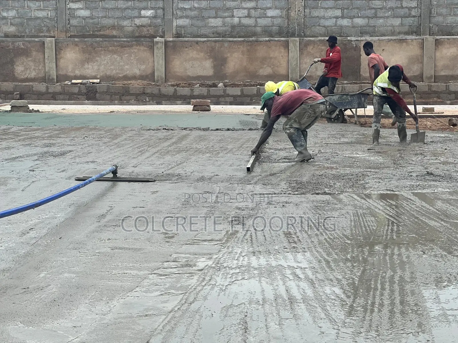 Basketball Court Stamped Concrete #10