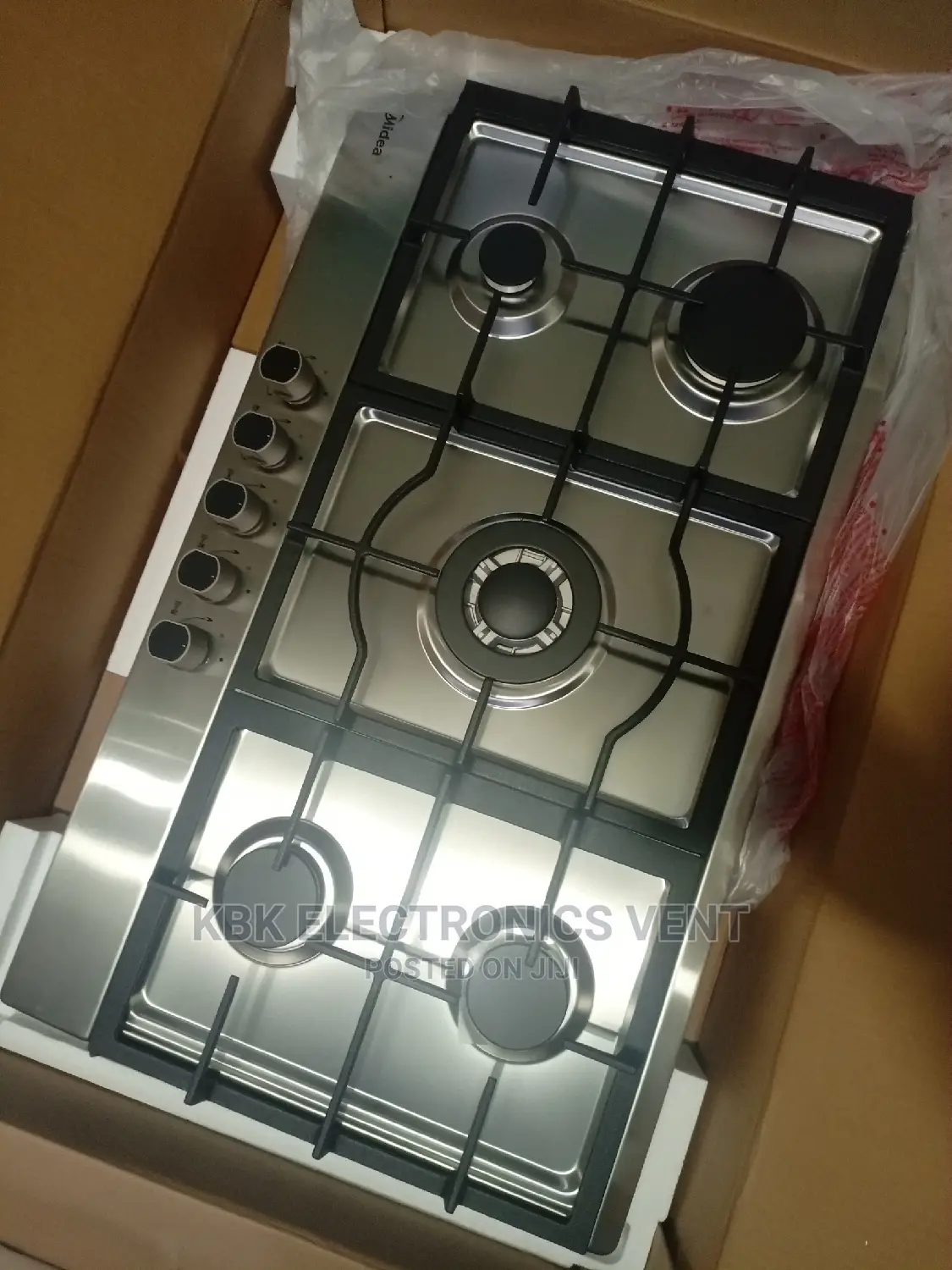 Stainless Steel 90CM 5burner Inbuilt Hob