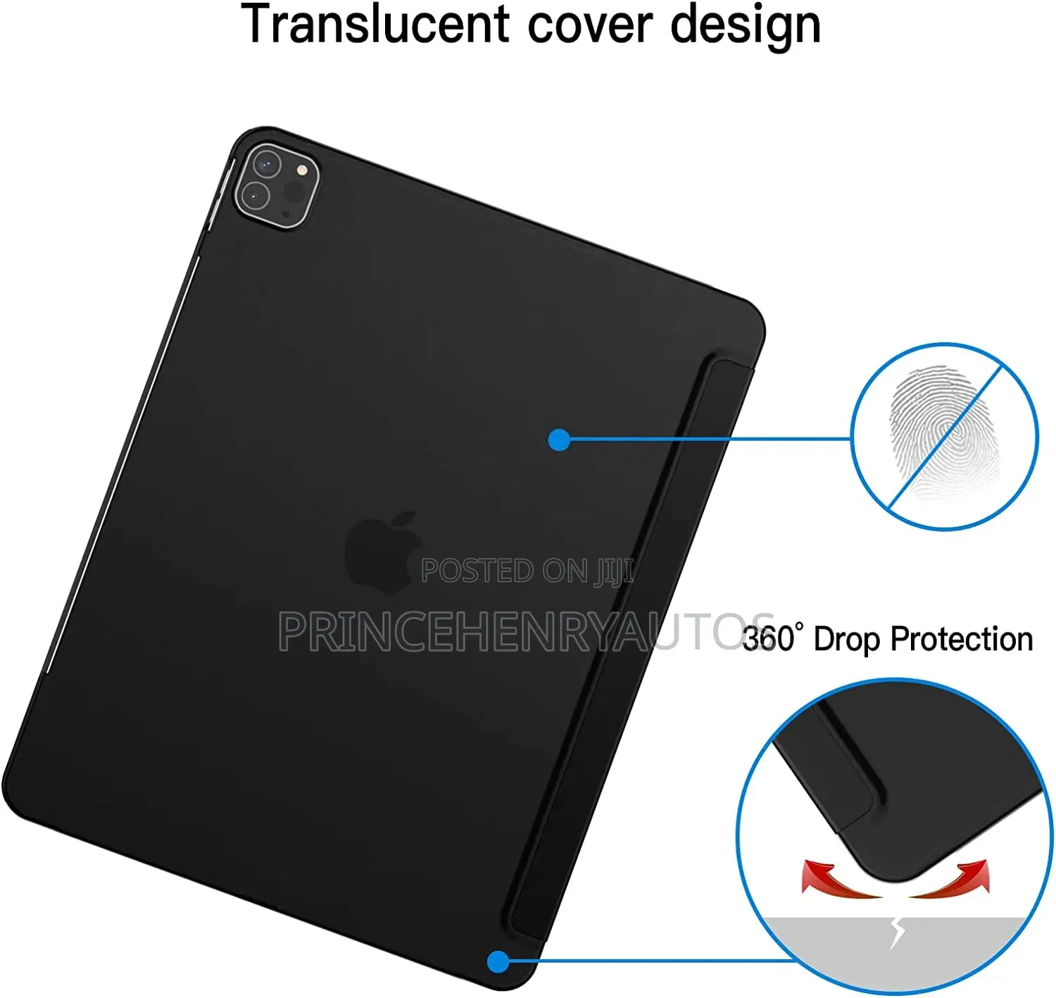 Jetech Case for iPad Pro 12.9"" (6th/5th Generation)