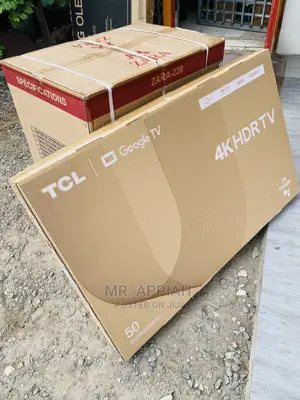 Sealed in Box (50P735)TCL 50 Inch HDR LED Tv(Black) 