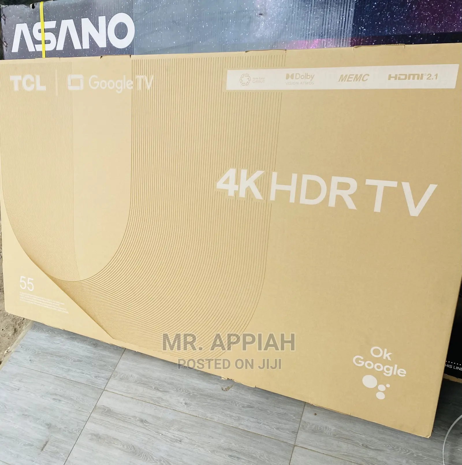 Sealed in Box  TCL 55 Inch 55P735 HDR Google Tv 