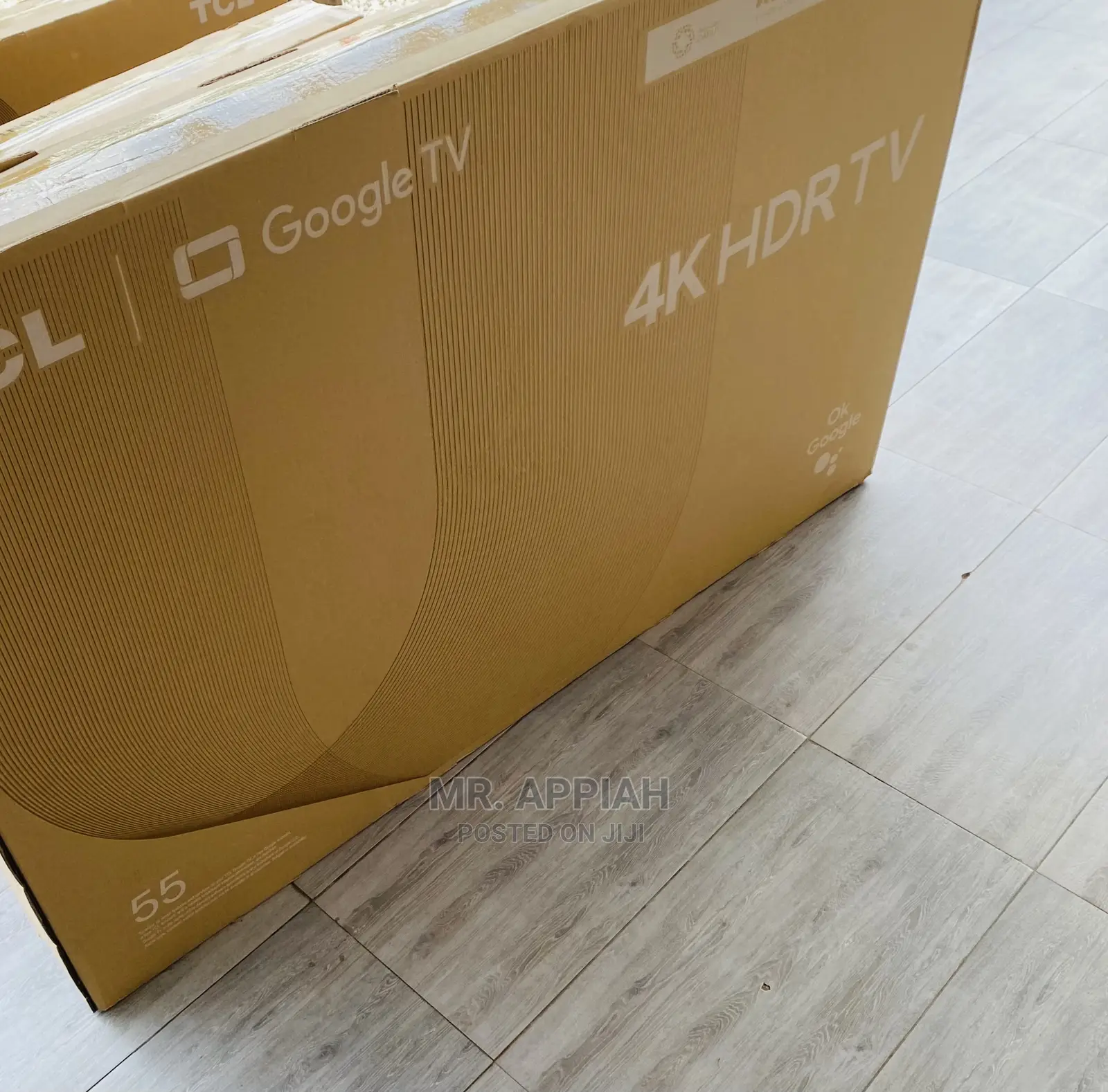 Authentic TCL 55” HDR Google Tv With Dolby(Black)55P735