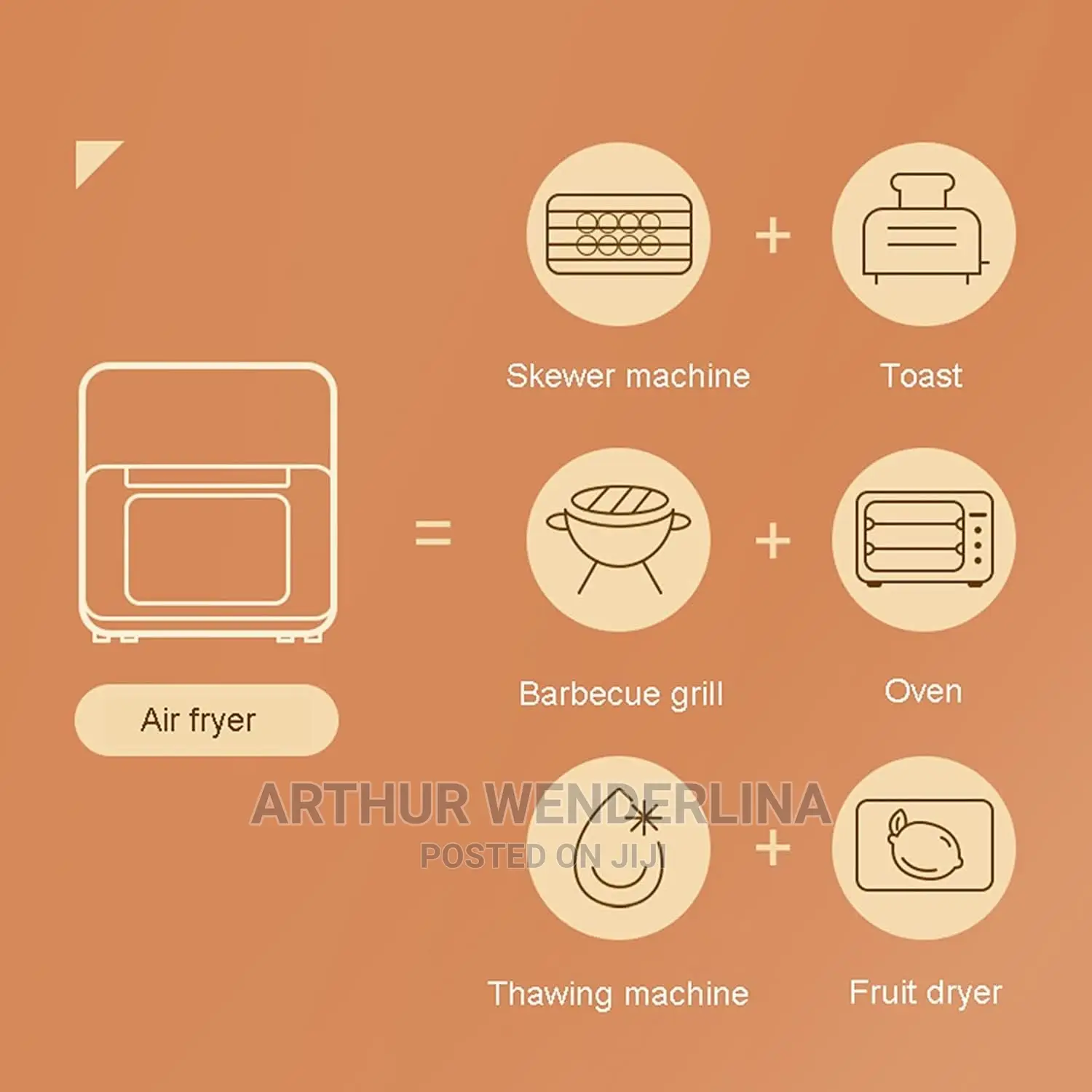 Avinas Airfryer 15 Liters