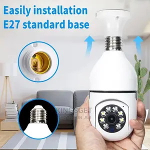360 Bulb Cctv Security Surveillance Camera