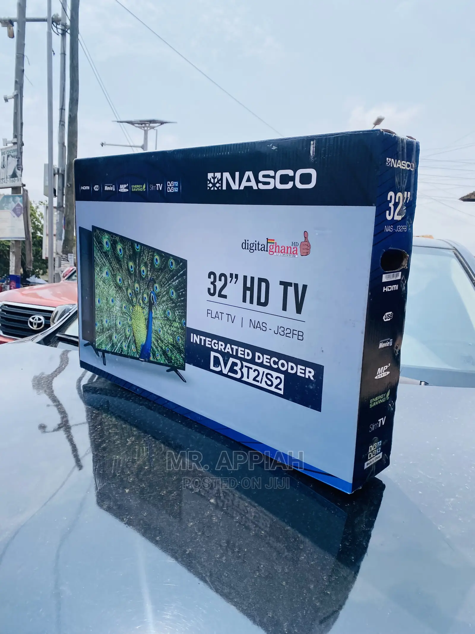 Low Cost Nasco Digital Satelite LED Tv(Black)