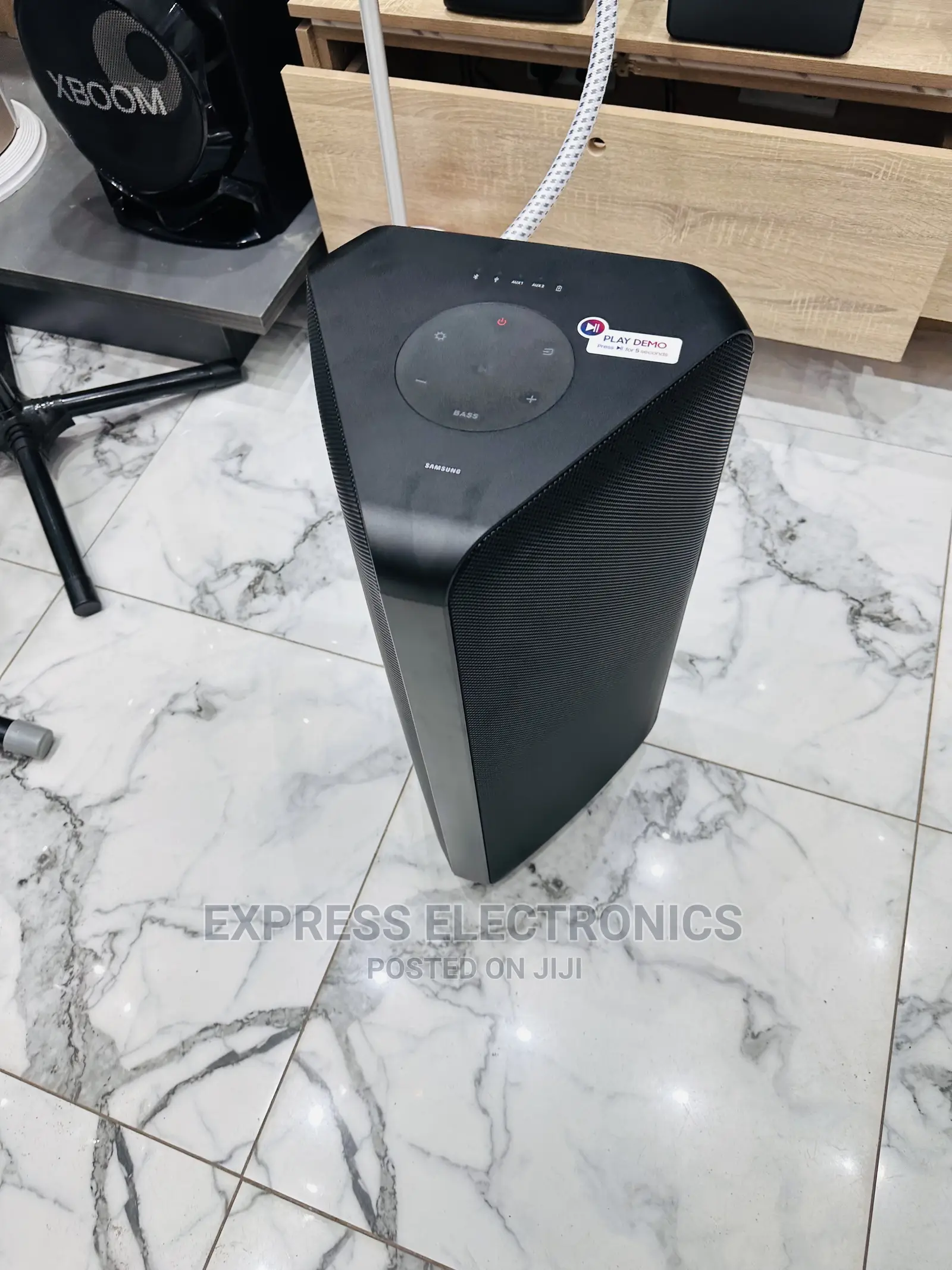 Splash Resistant Top Panel Samsung Sound System MX-T50