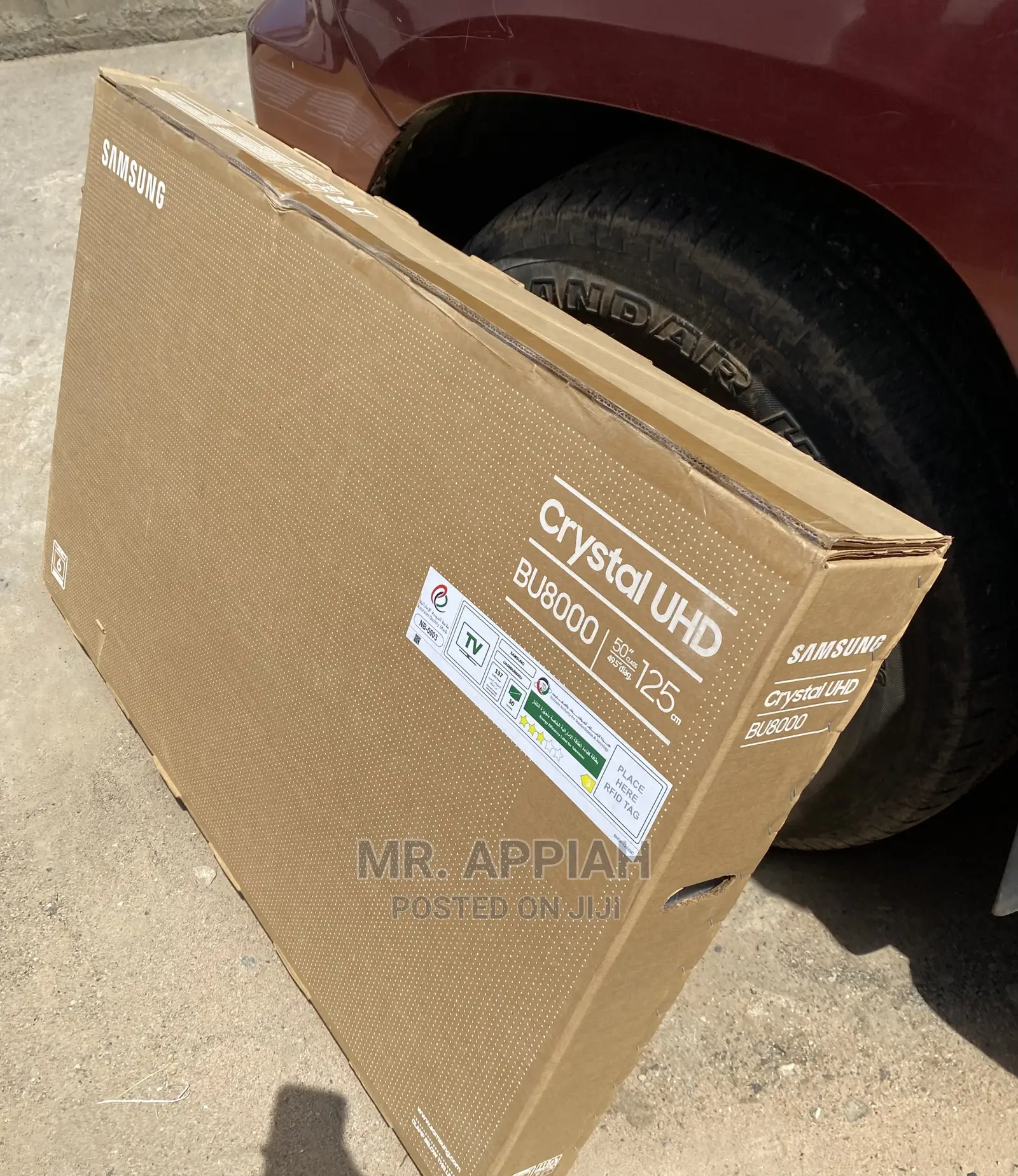 Original Samsung(50au9000)Basic Black55 Inch Crystal Uhd Tv