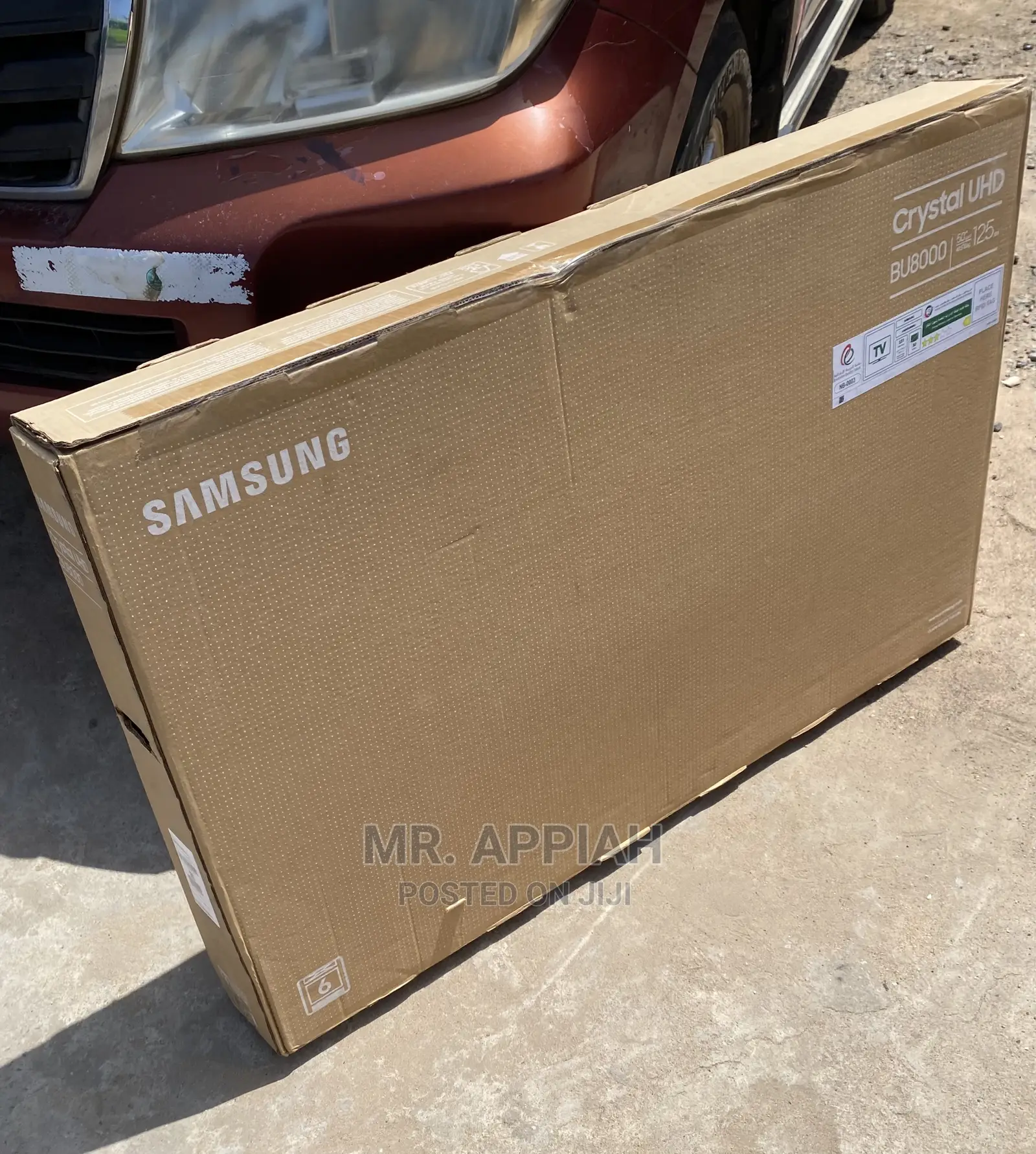 Original Samsung(50au9000)Basic Black55 Inch Crystal Uhd Tv