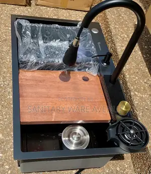 Piano Waterfall Kitchen Sink