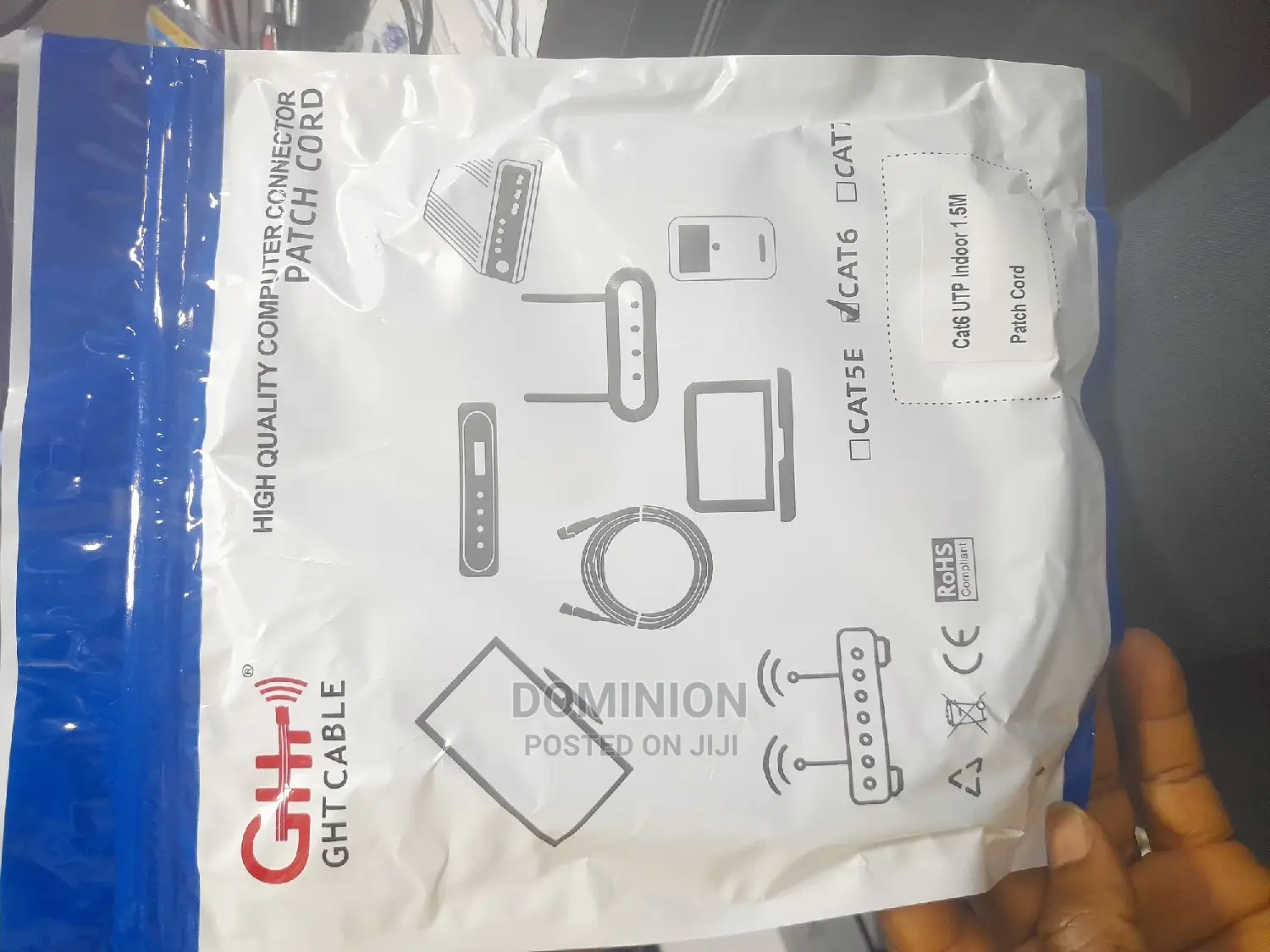 GHT Patch Cord Cat6 Utp Indoor 1.5M