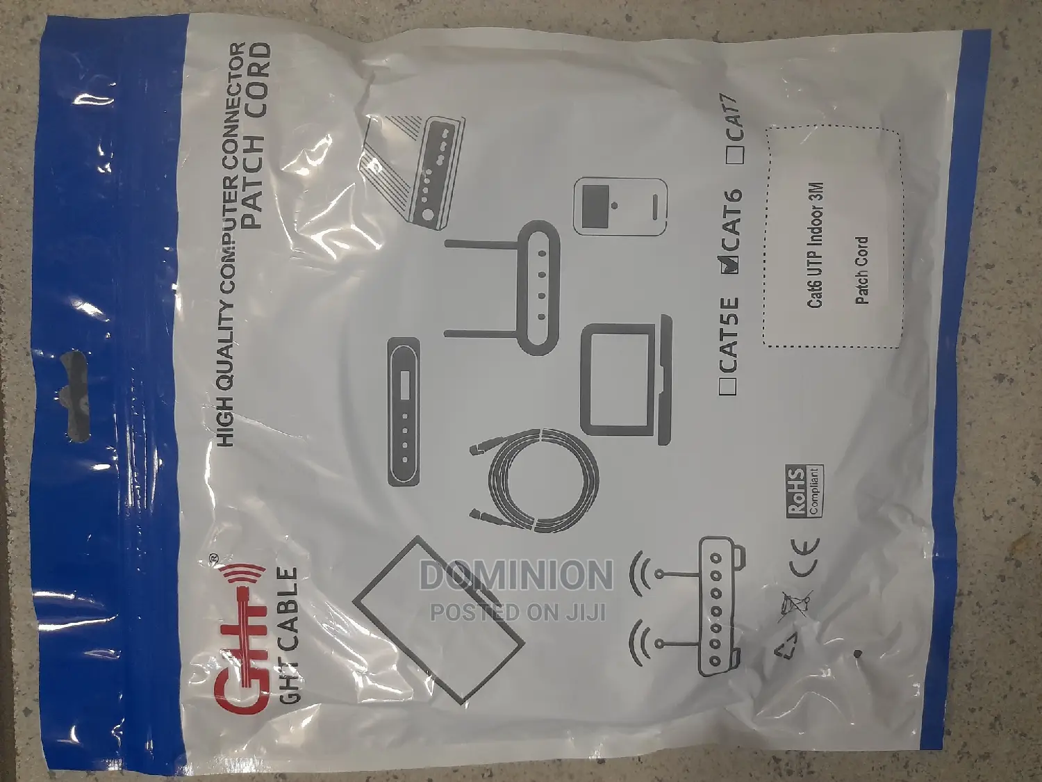 GHT Patch Cord 3M Utp Cat6
