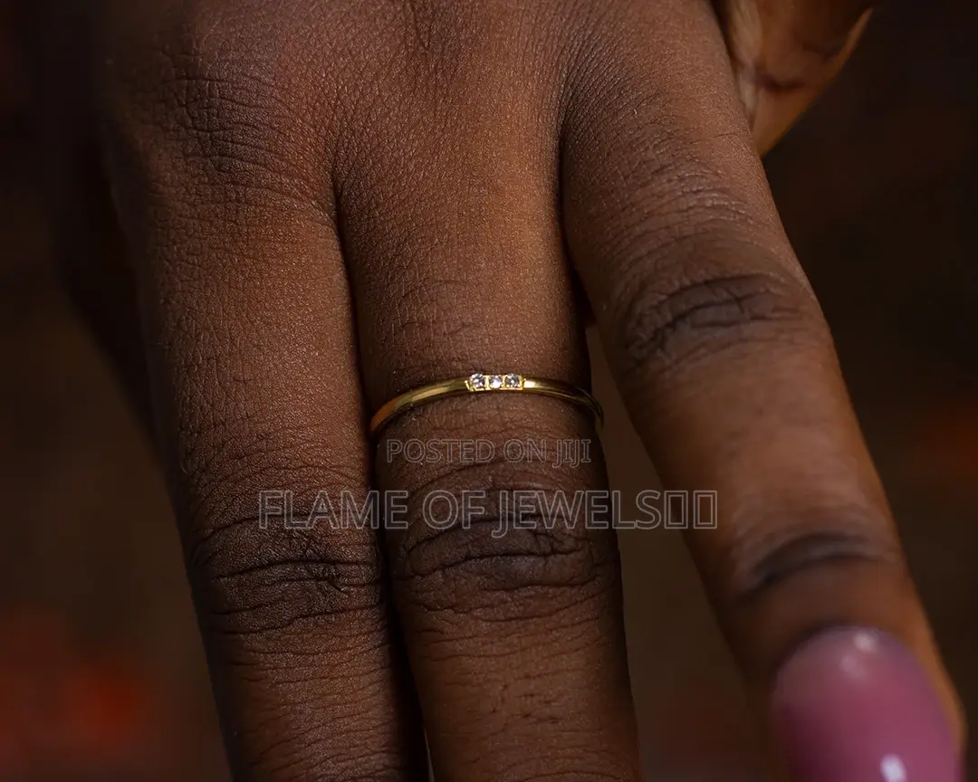 Slim Gold Promise Rings