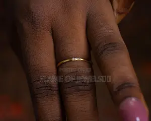 Slim Gold Promise Rings