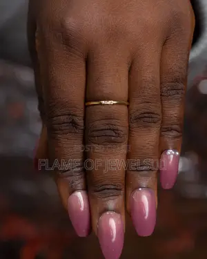 Slim Gold Promise Rings
