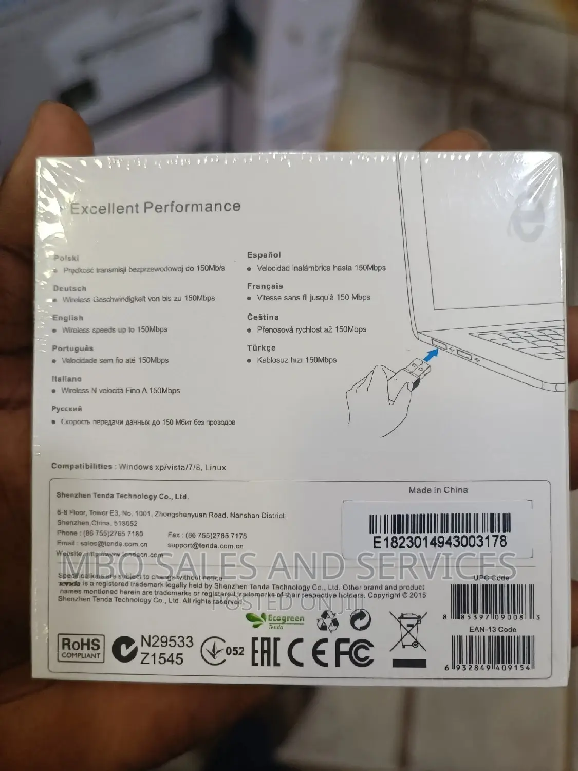 150mbps Wireless N USB Adapter