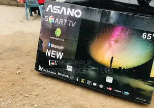 65 Inches Glossy Authentic UHD Smart Asano Tv
