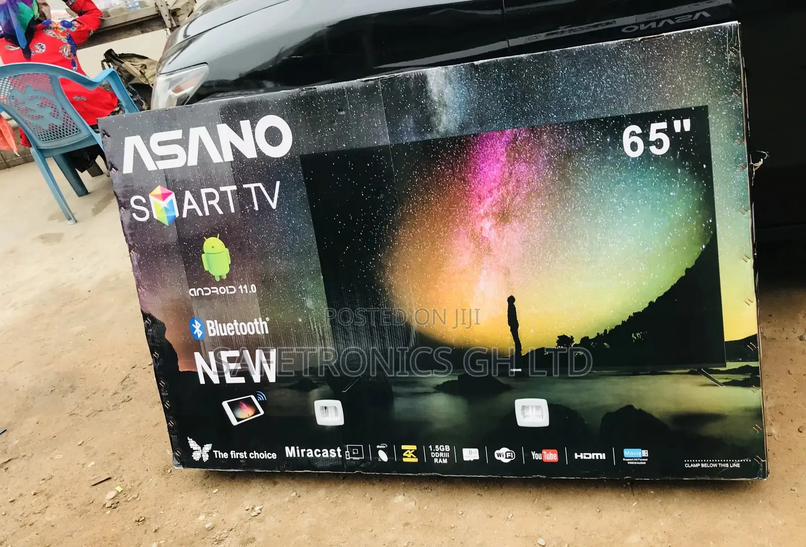 65 Inches Glossy Authentic UHD Smart Asano Tv