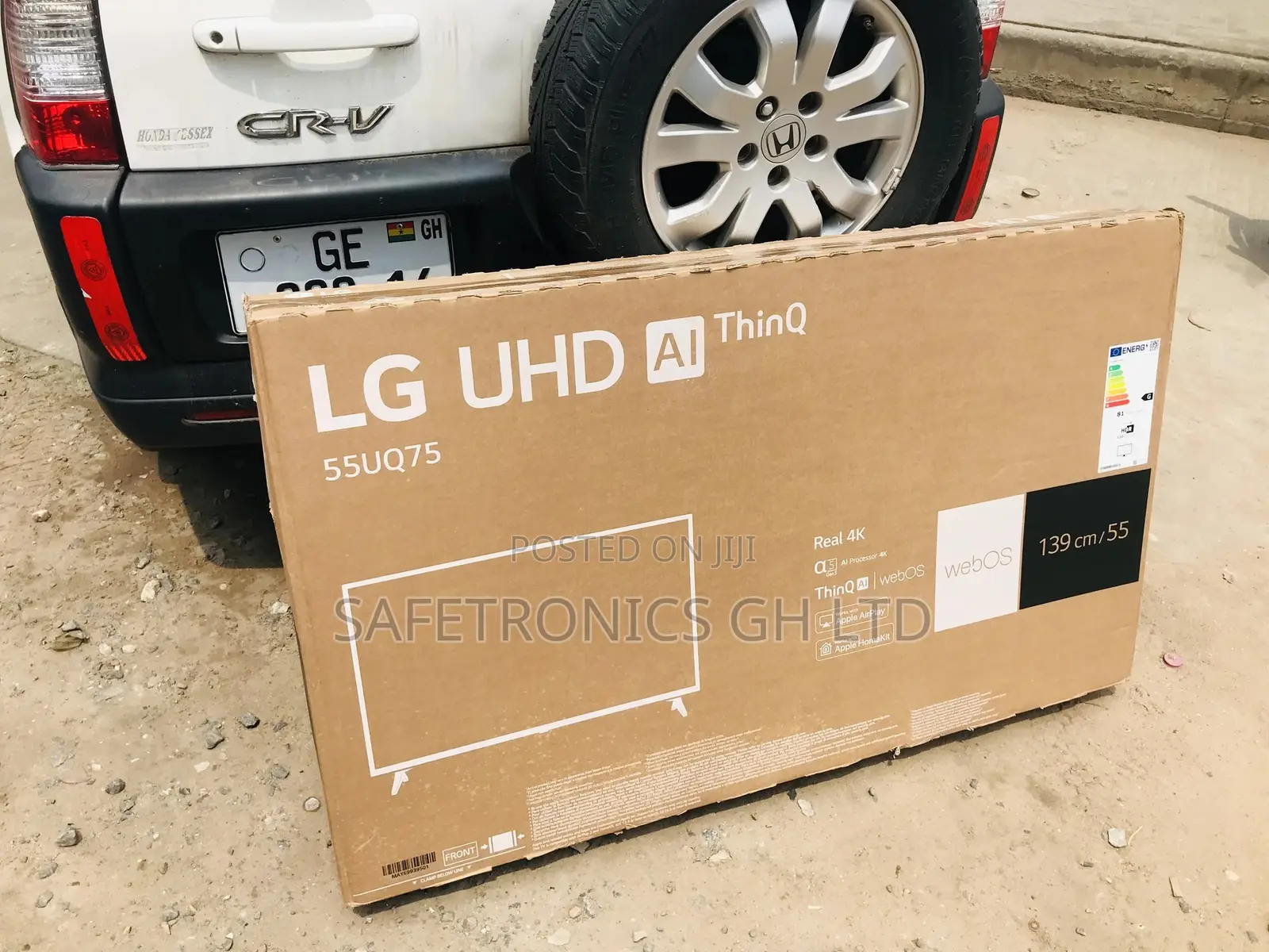 Authentic 55 Inches Glossy LG UQ75 LED UHD Smart Tv