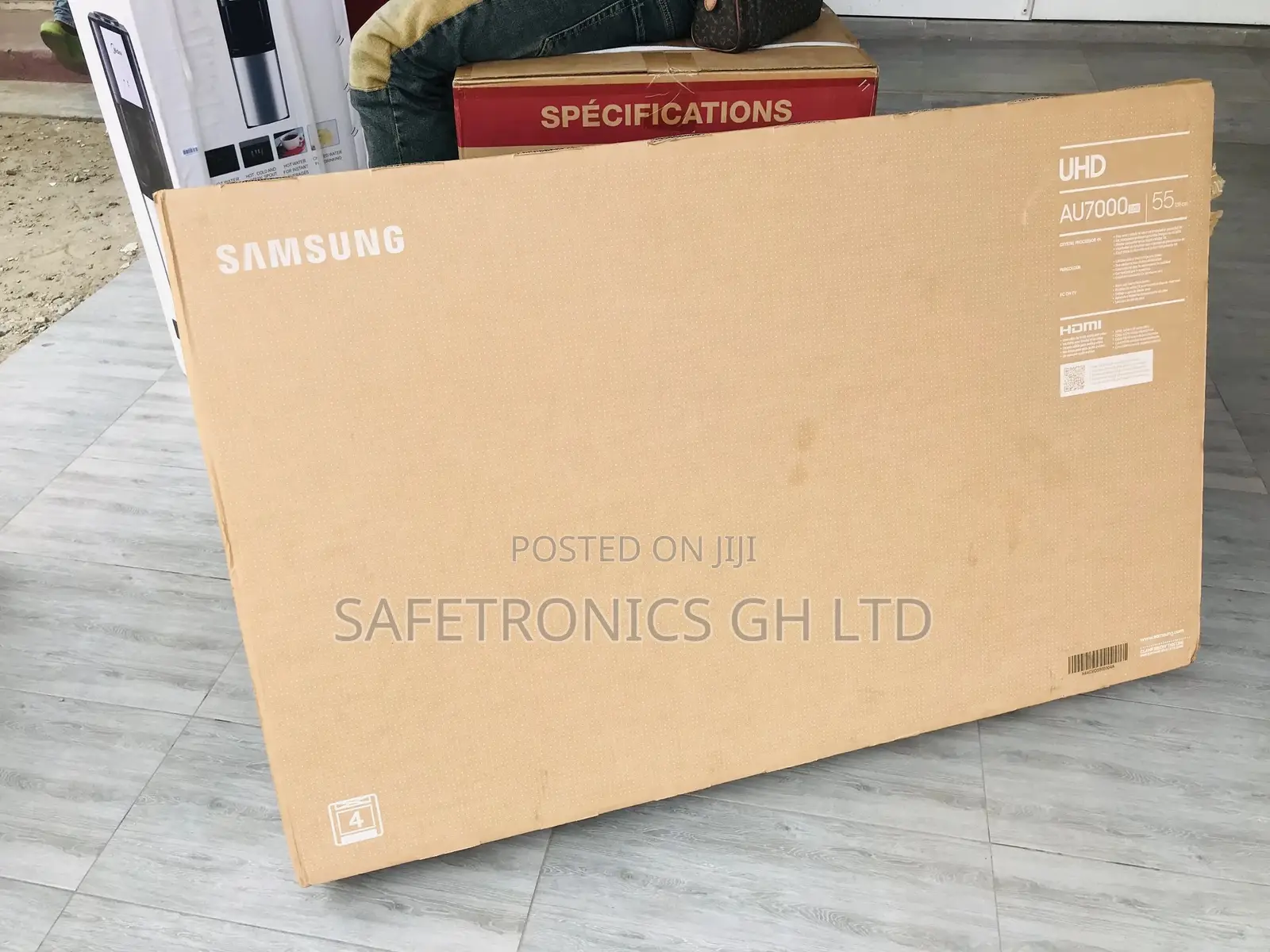 Original Samsung Uhd Crystal 55 Inches Led Glossy Tv Au70