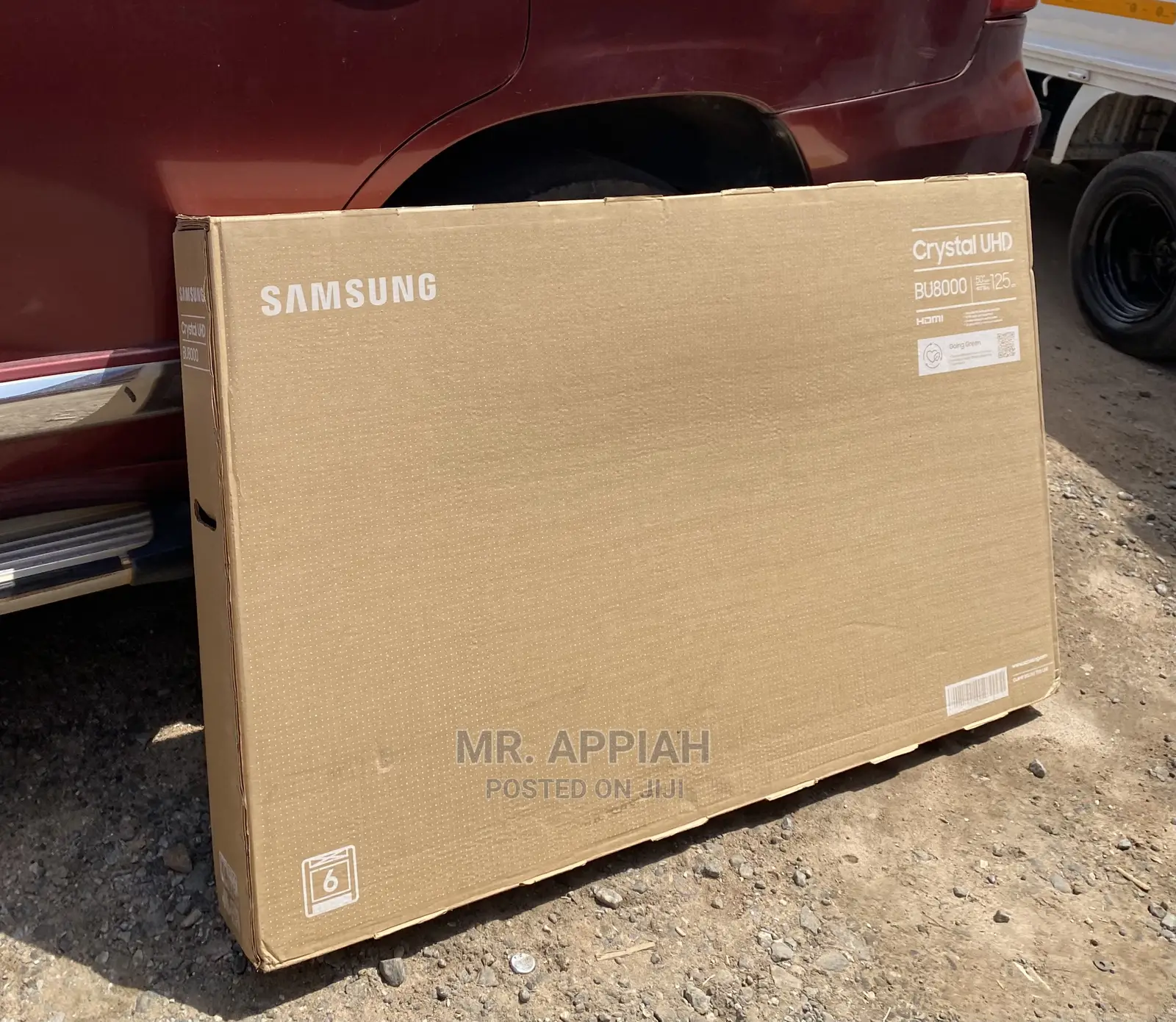 Elegant Black 50” Samsung Crystal Ultra Hd LED Tv 50AU9000