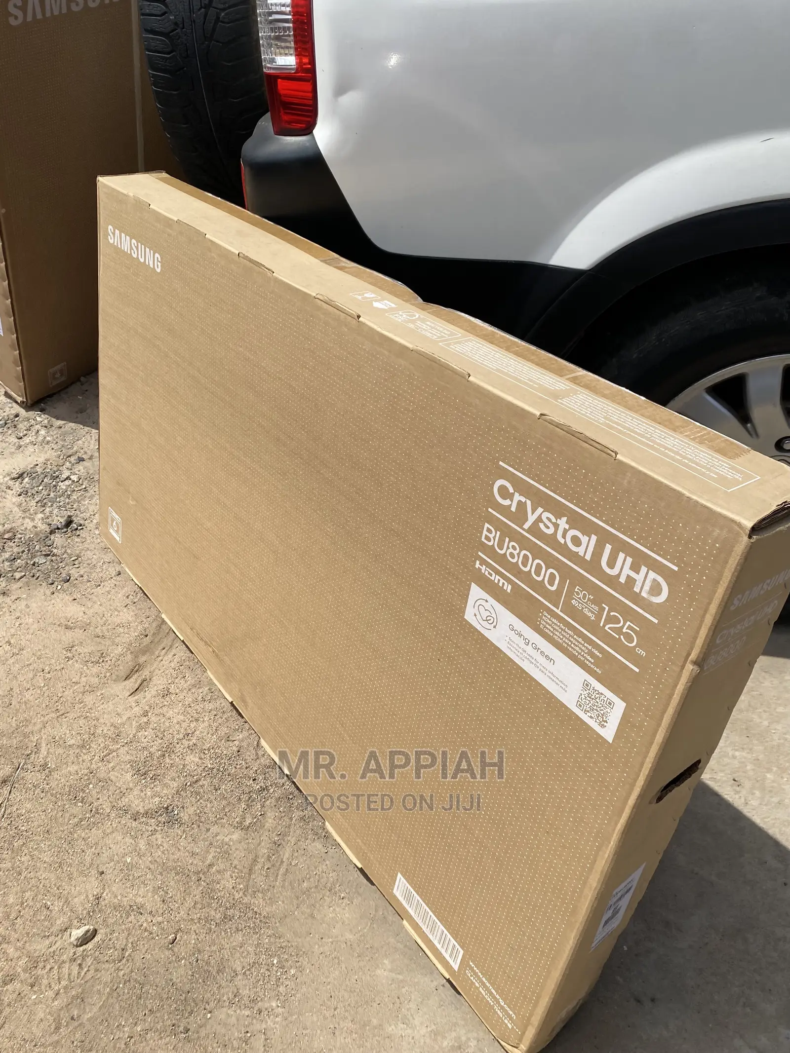 Elegant Black 50” Samsung Crystal Ultra Hd LED Tv 50AU9000