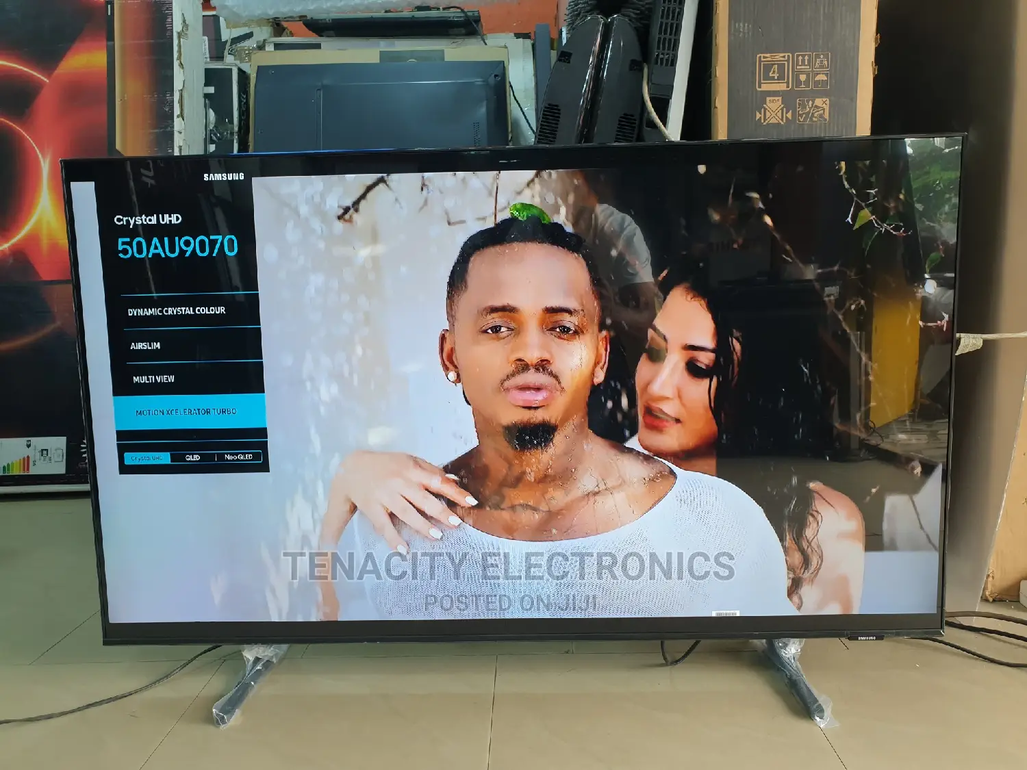 New Airslim 50"Samsung Crystal Uhd HDR Smart Satellite