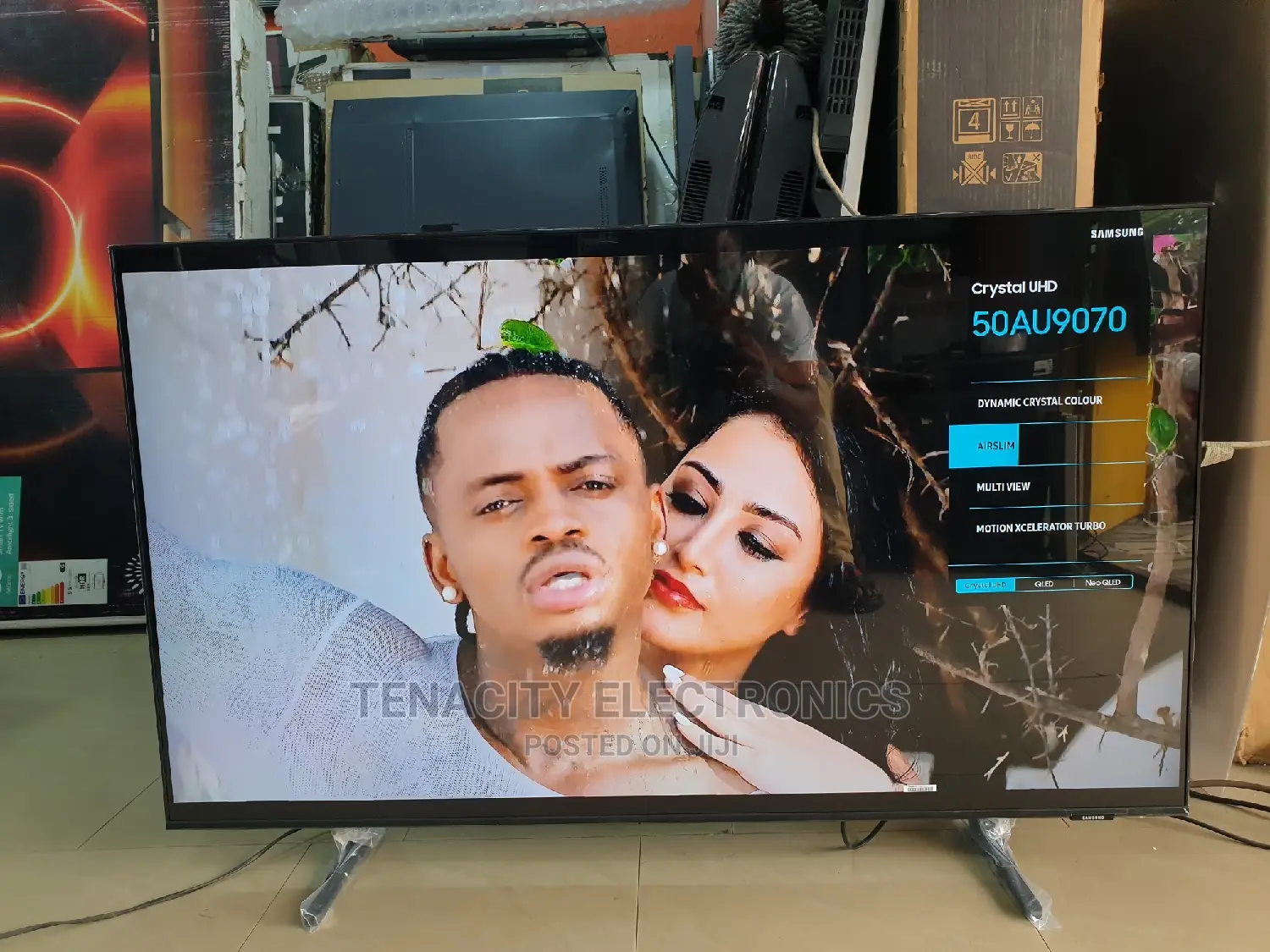 New Airslim 50"Samsung Crystal Uhd HDR Smart Satellite