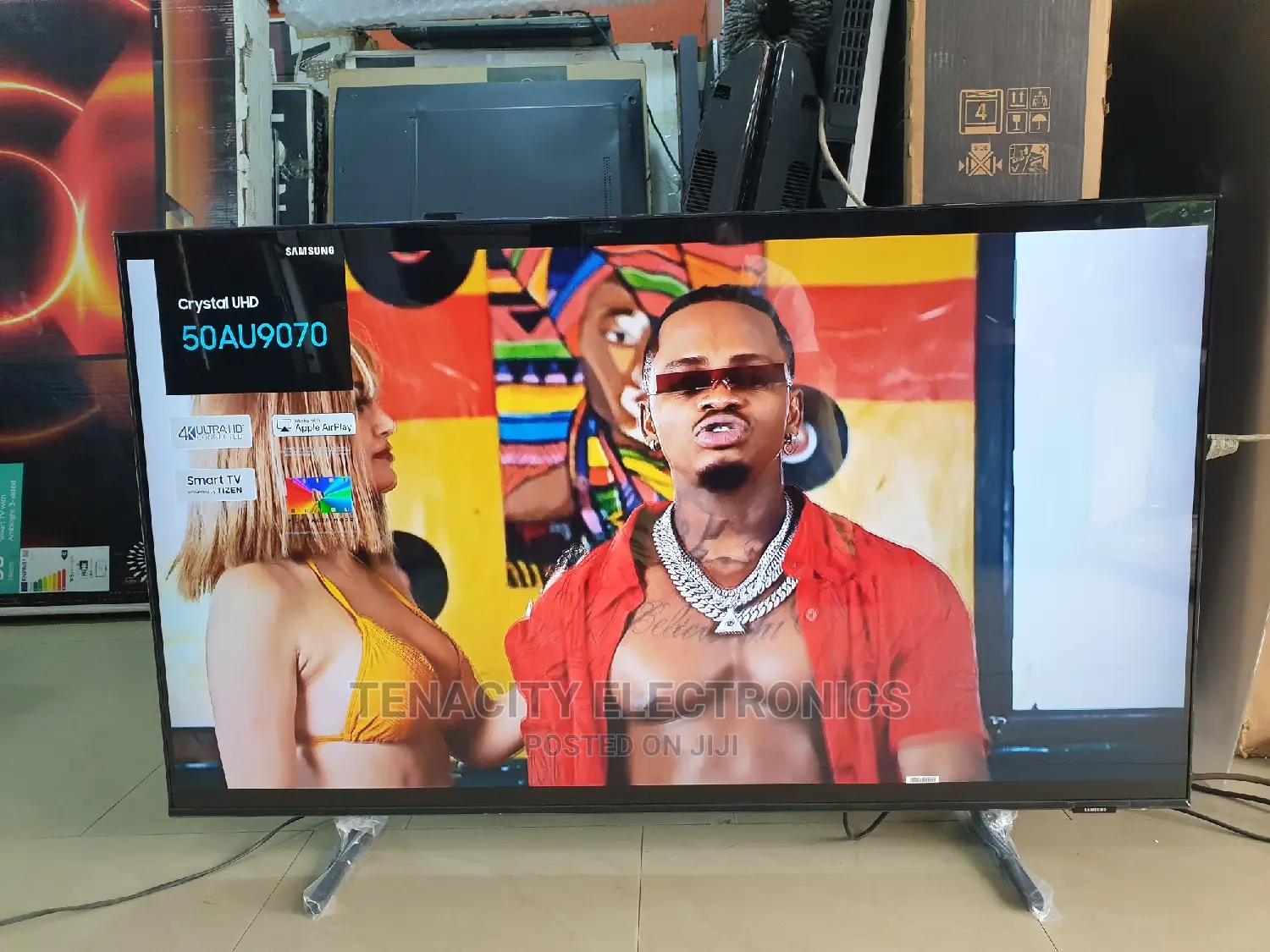 New Airslim 50"Samsung Crystal Uhd HDR Smart Satellite