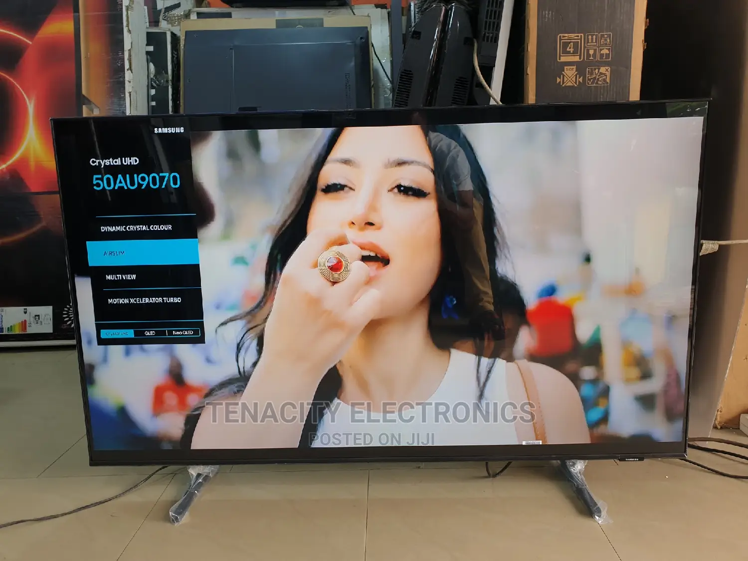 New Airslim 50"Samsung Crystal Uhd HDR Smart Satellite