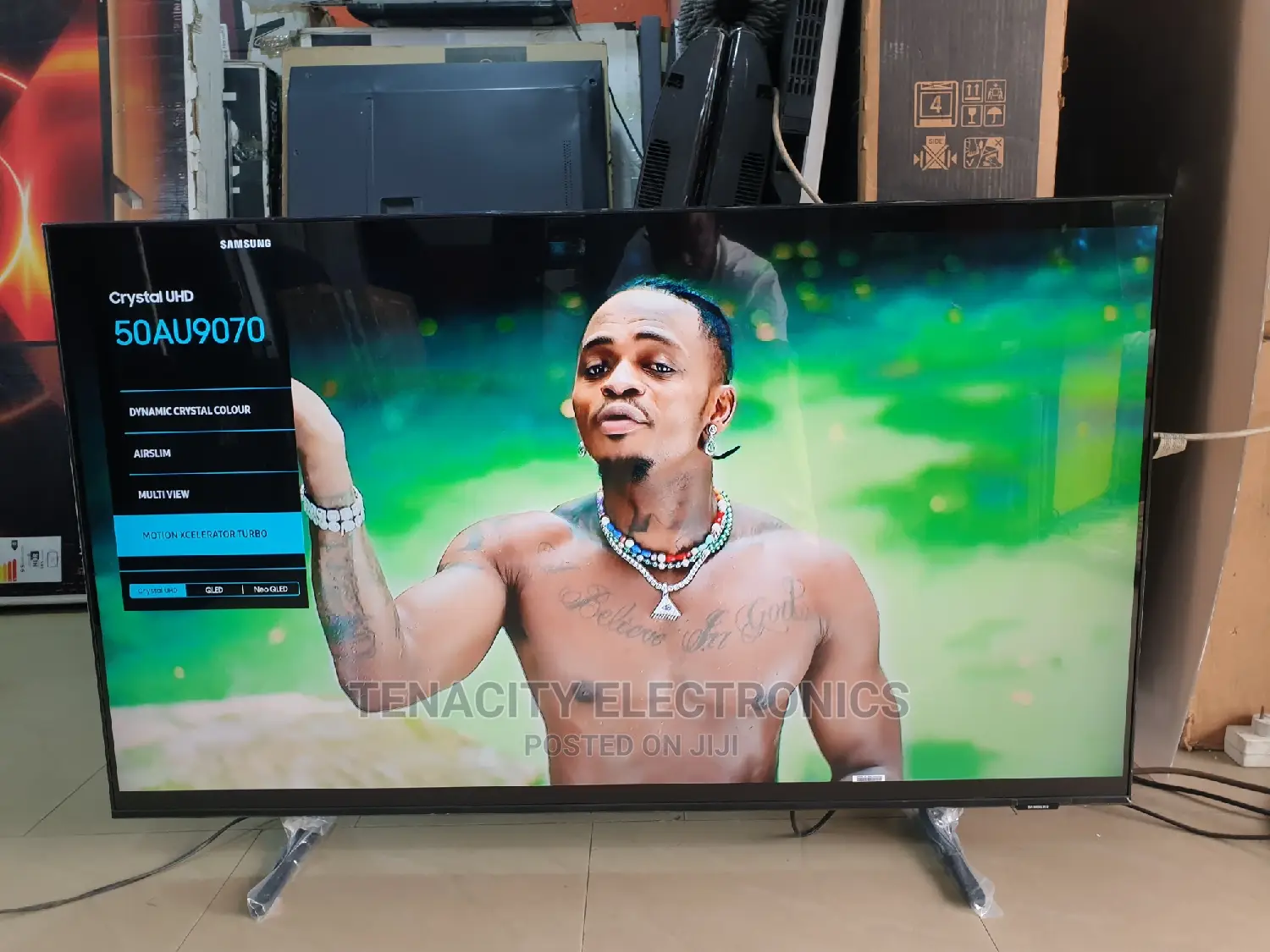 New Airslim 50"Samsung Crystal Uhd HDR Smart Satellite