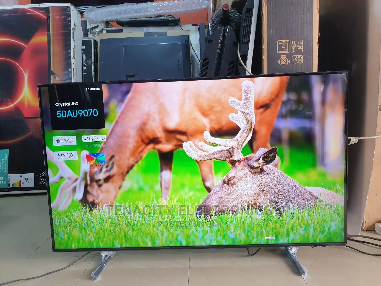 New Airslim 50"Samsung Crystal Uhd HDR Smart Satellite