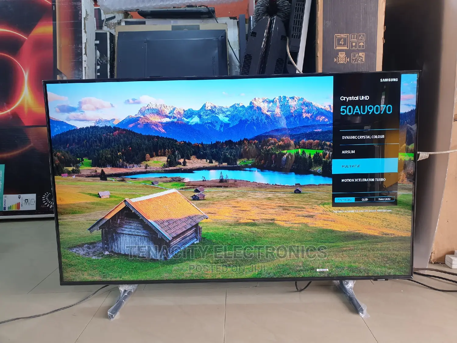 New Airslim 50"Samsung Crystal Uhd HDR Smart Satellite