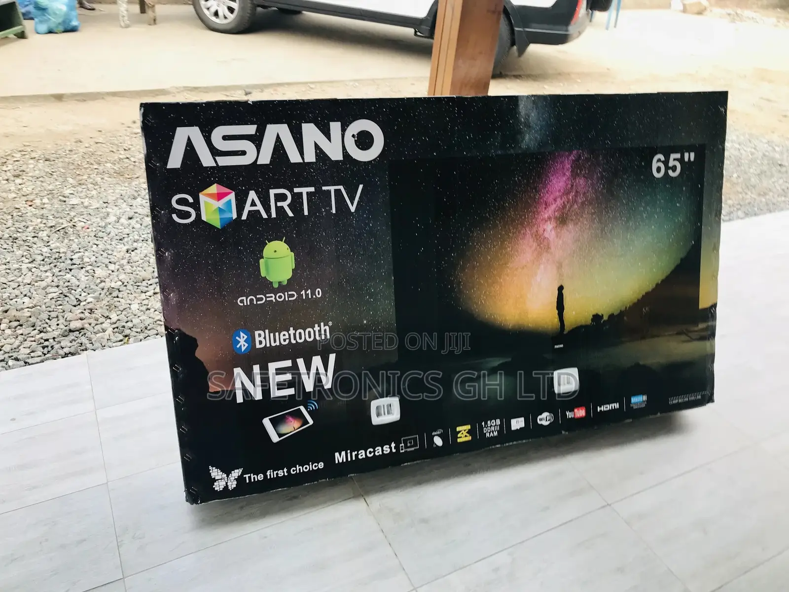 Purchase Quality Asano 65 Inches Glossy LED Smart UHD Tv