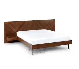 Nera Walnut California King Bed With Nightstands Set