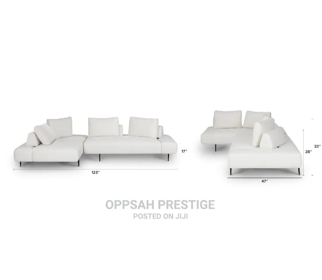 Divan Quartz White Sectional