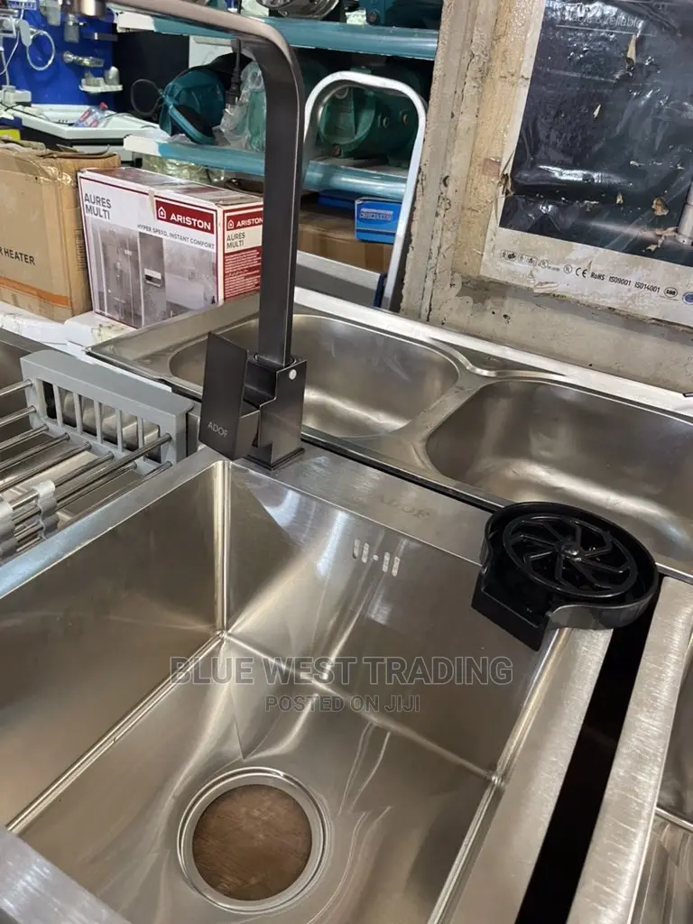 Stainless Steel Cabinet Sink With Cup Washer