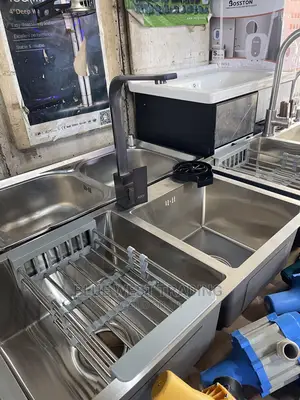 Stainless Steel Cabinet Sink With Cup Washer
