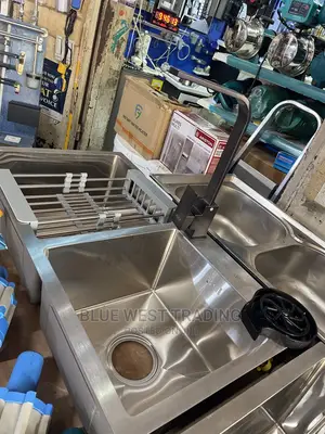 Stainless Steel Cabinet Sink With Cup Washer