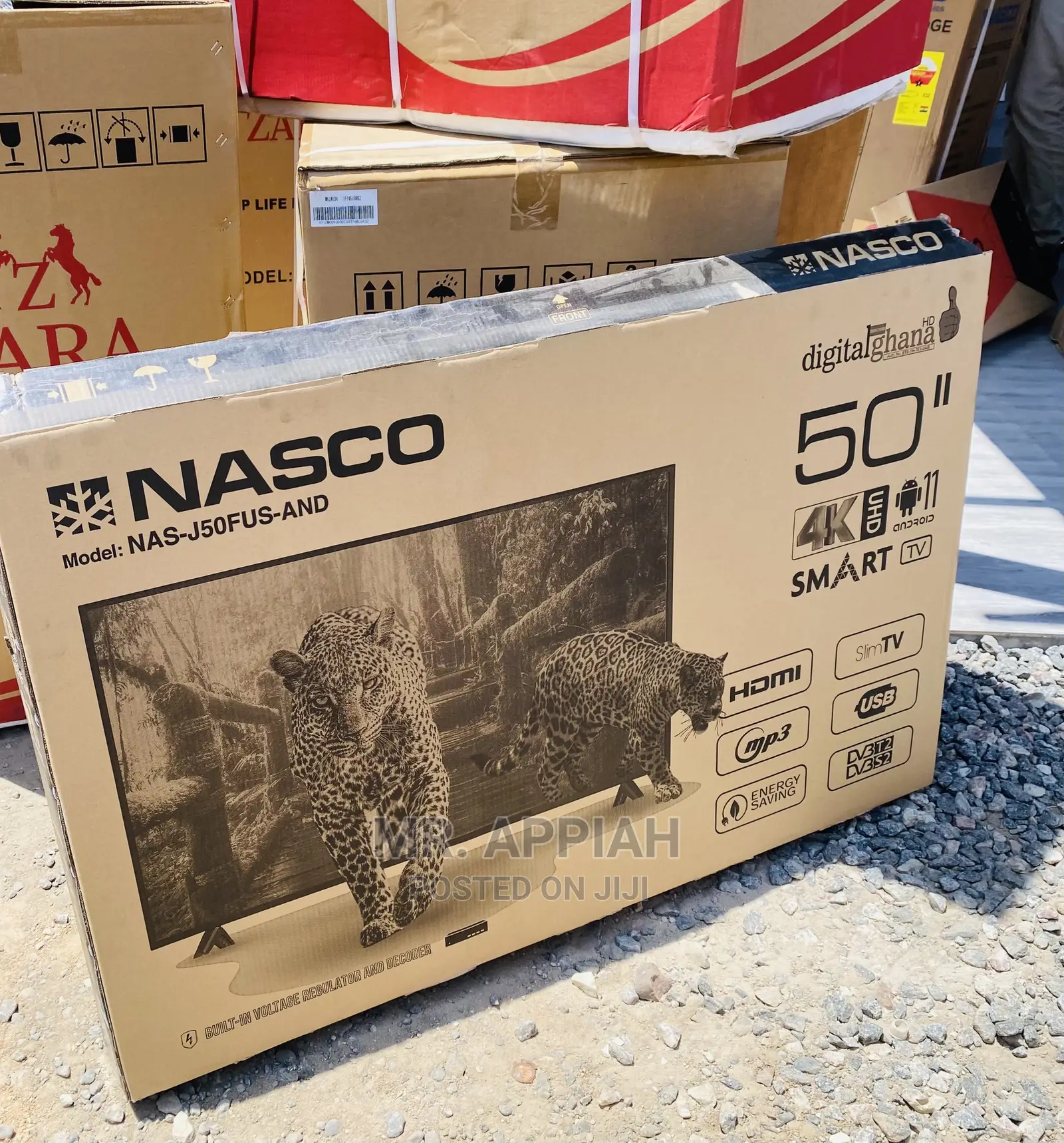 Purchase Nasco 50 Inch Uhd Smart LED From Tv(Black).