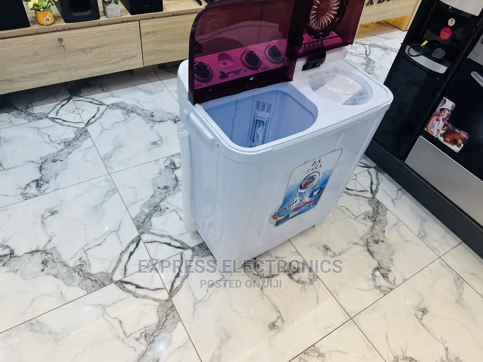 Low Noise Operation Sleek Zara Topload Washing Machine 7kg