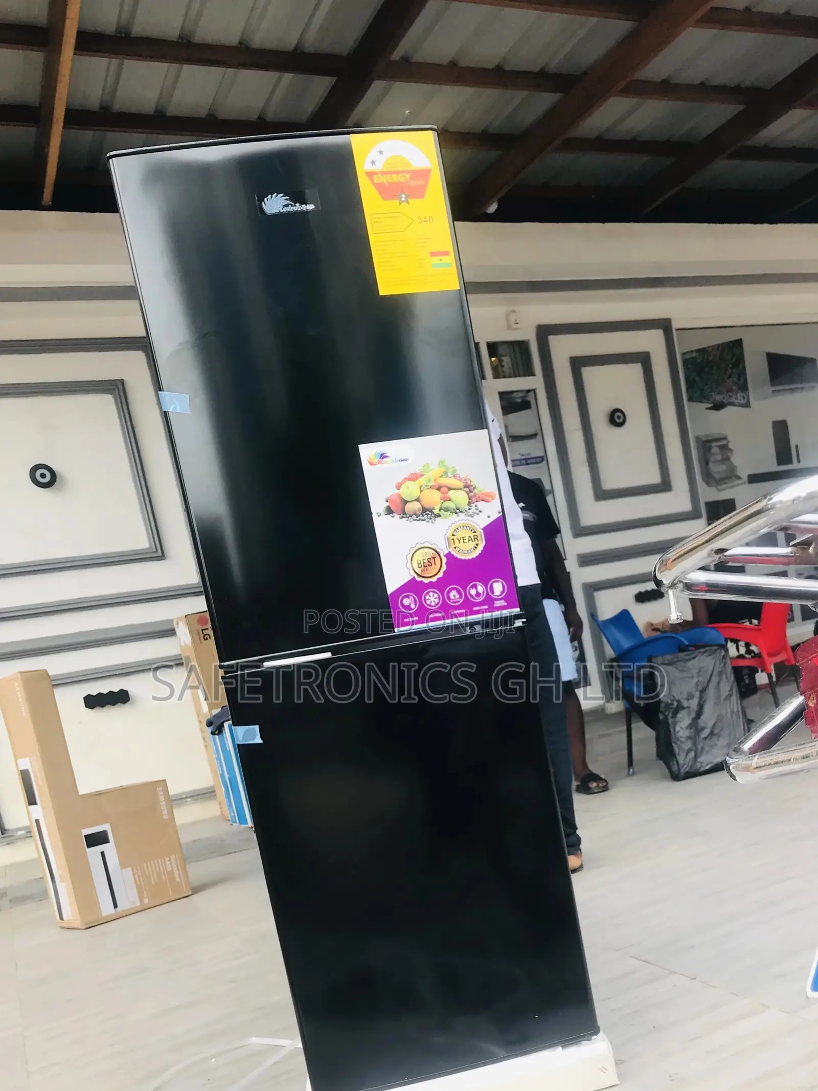 RF-271IX Doubledoor Bottomfreezer Rainbow Fridge