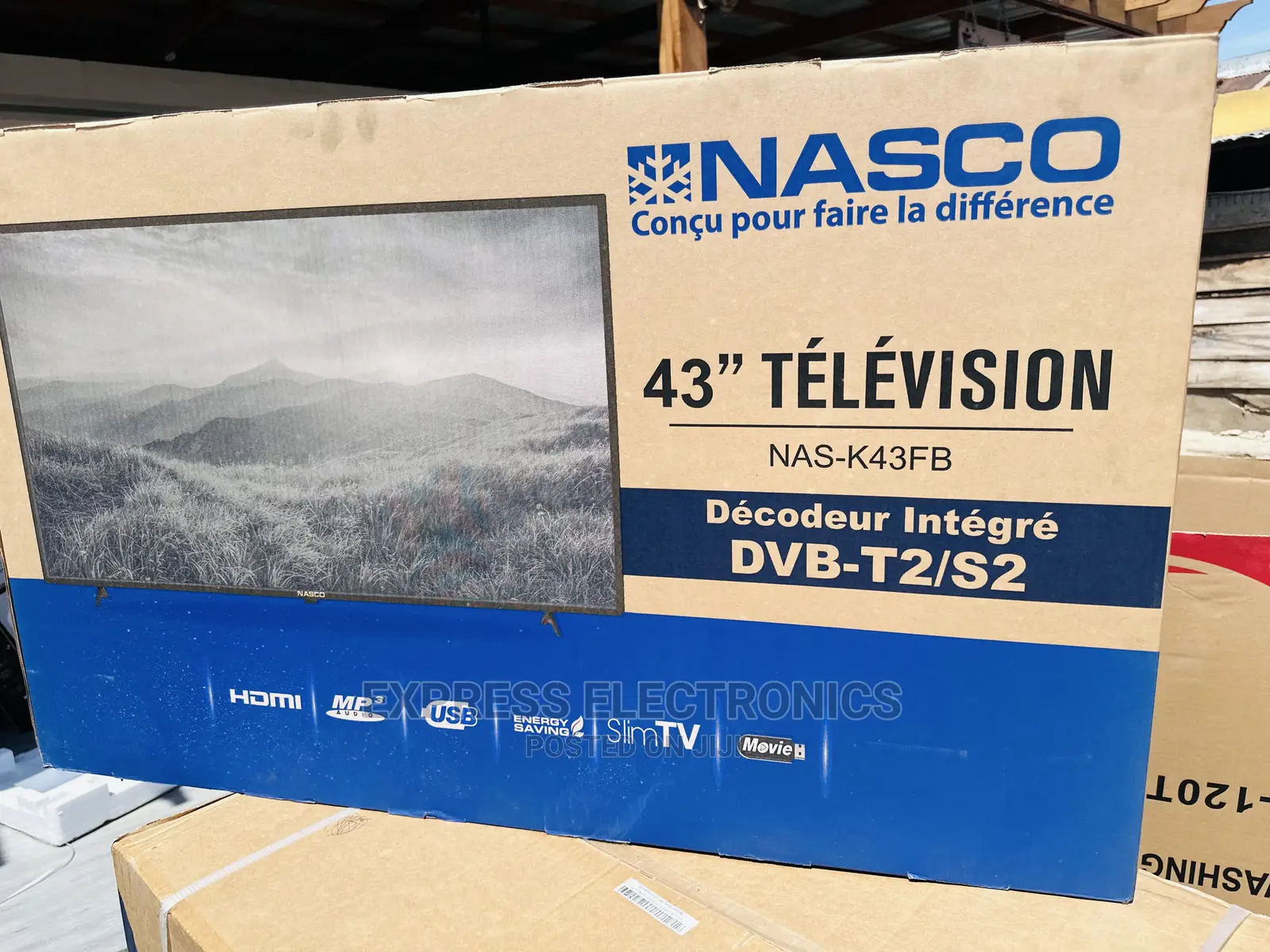 Spectacular Design Nasco 43”FHD Satellite Digital