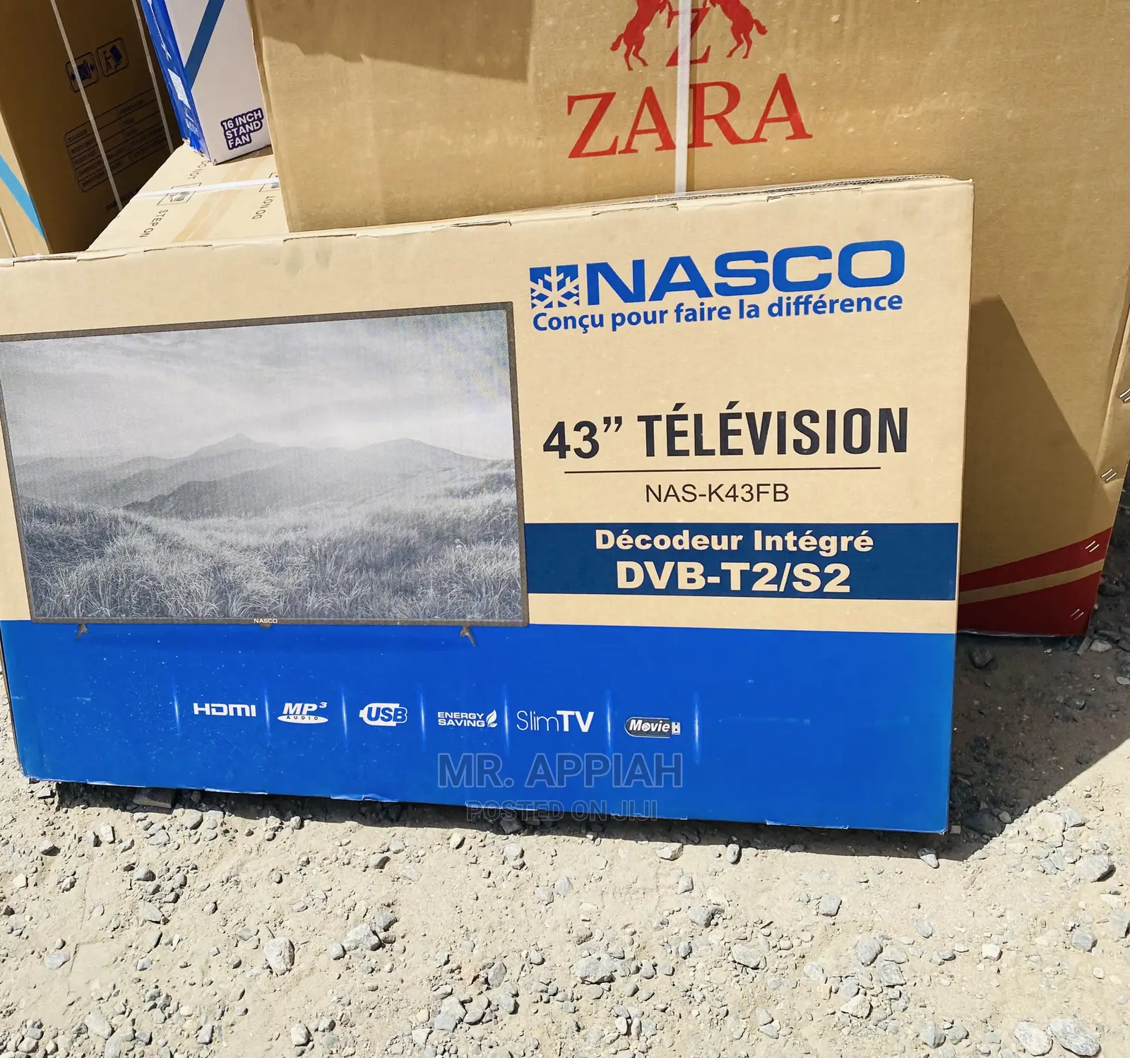 Nicely Designed Nasco 43 Inch Uhd Digital Satelite Tv.