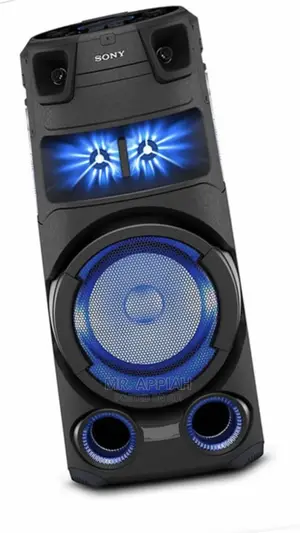 Elegant Black Sony MHC-V73D Bluetooth Sound Bar(Black) 