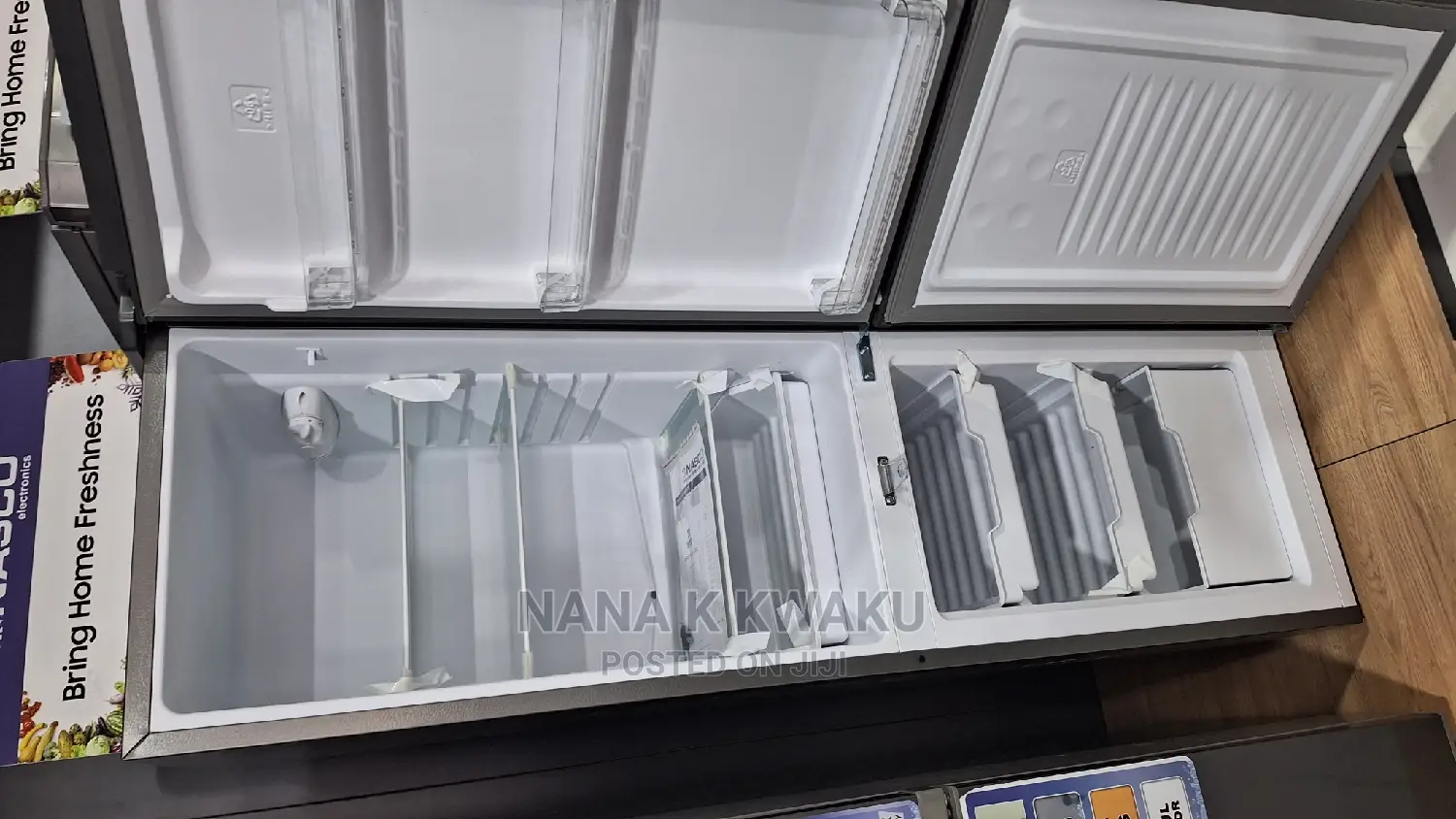 Nice Colour Nasco 201litr Double Door Fridge/Bottom Freezer