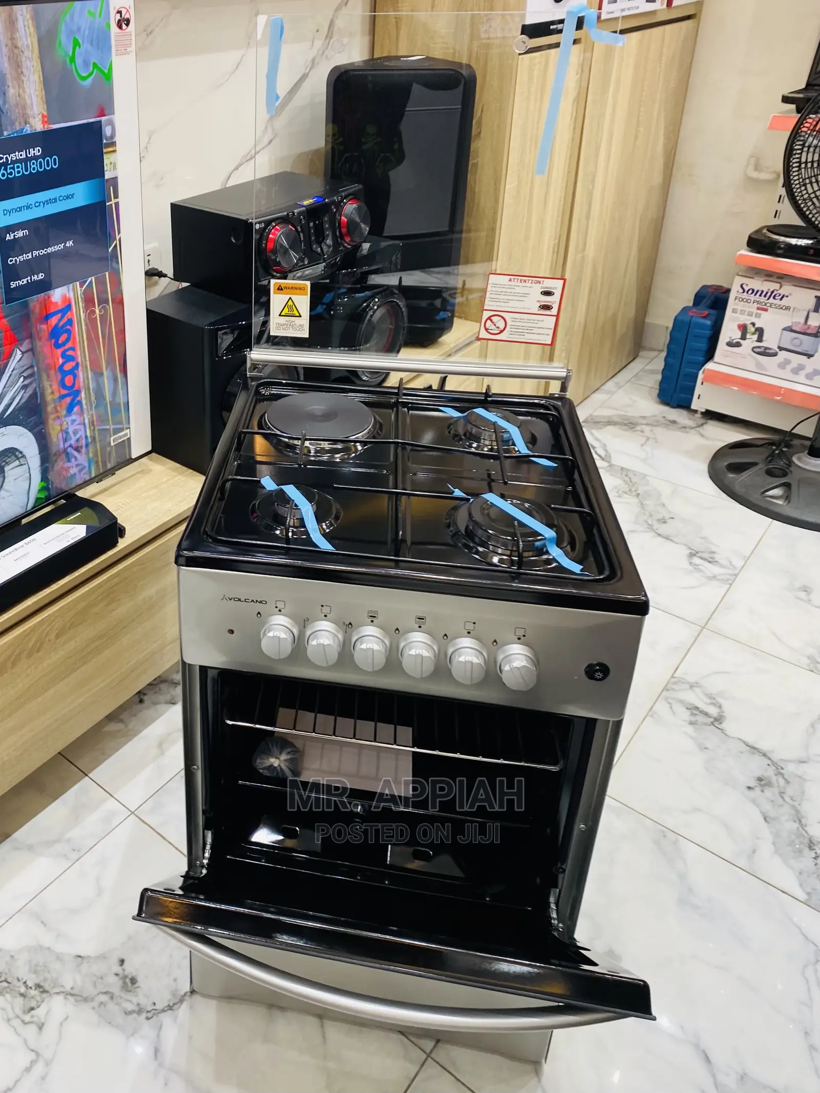 Fast Cooking  Volcano 1 Electric Cooker + 3 Gas Burner 